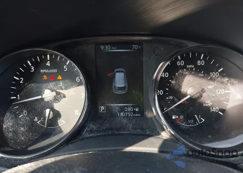 2017 Nissan Rogue Sv z USA, uszkodzony, nr VIN KNMAT2MV3HP606652